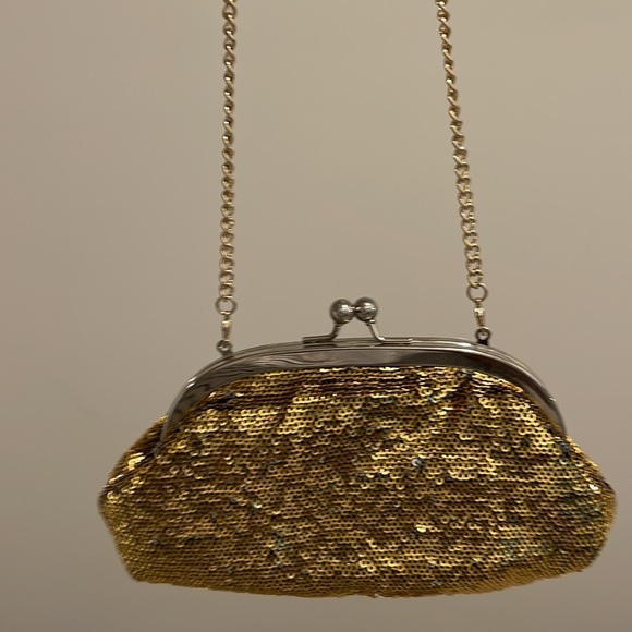 MAX Gold Sequence Purse
